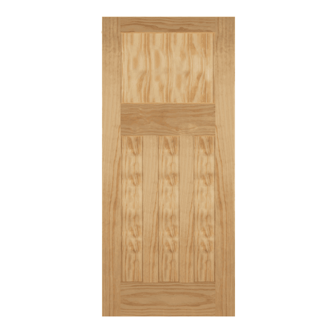Mendes 1930's Un-Finished Pine 4 Panel FD30 Fire Door