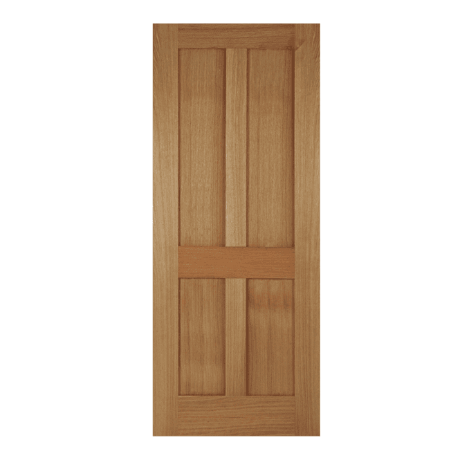 Mendes Bristol Un-Finished Oak 4 Panel Shaker Internal Door