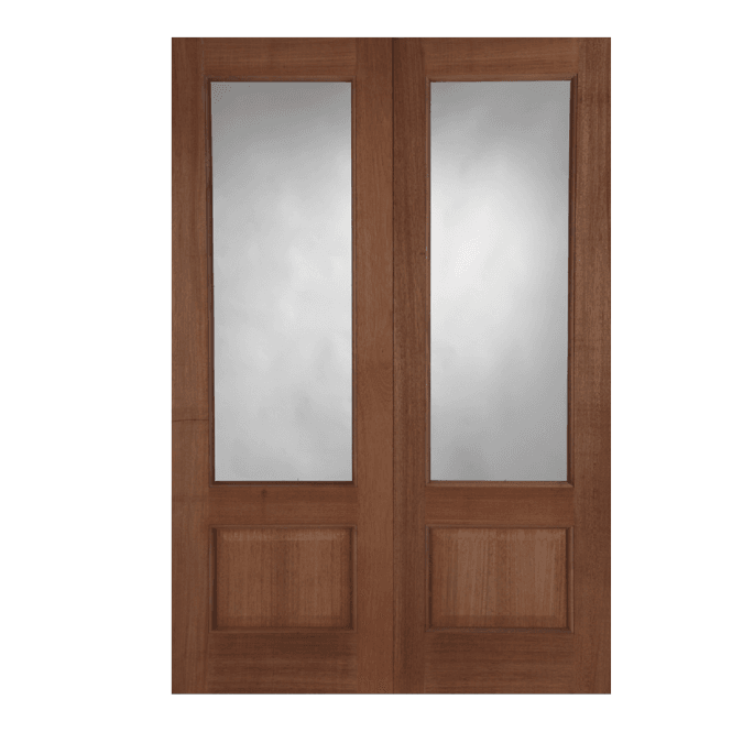 Mendes Chiswick Hardwood Unglazed External Door Pair