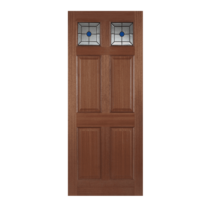 Mendes Colonial Top Light Leaded Glazed External Door