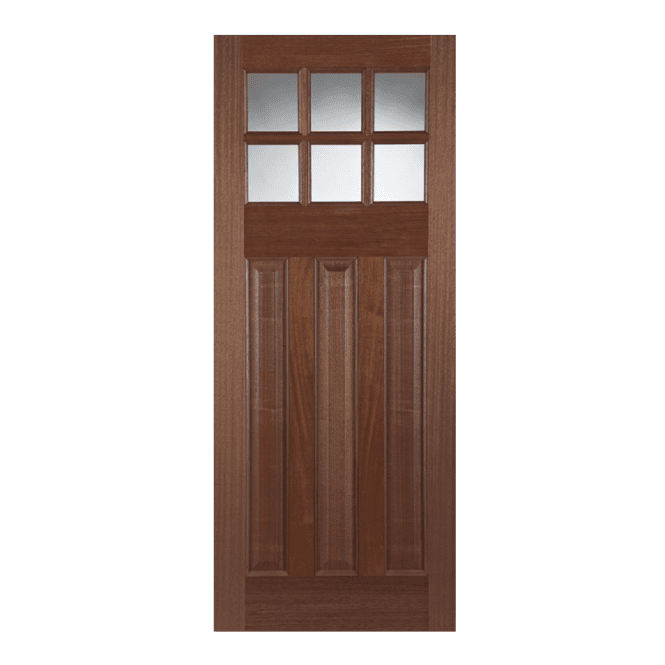 Mendes Pattern 664 Hardwood Unglazed External Door
