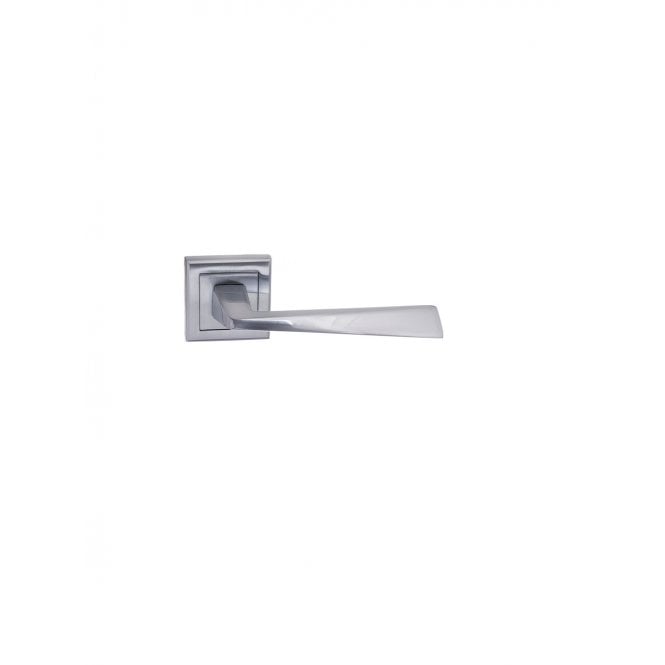 Atlantic Status California Lever on Square Rose - Satin Chrome