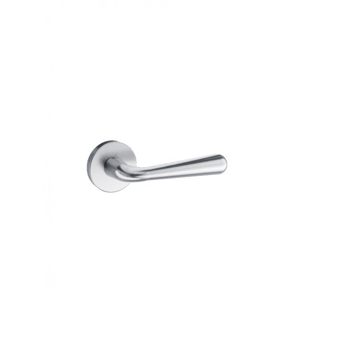 Atlantic Tupai Rapido CurvaLine Adra Designer Lever on Round Rose - Satin Chrome
