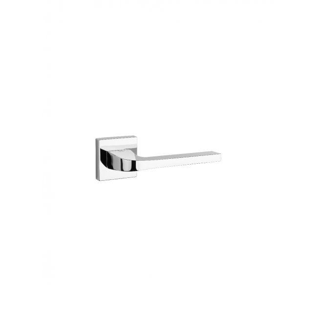Atlantic Tupai Rapido CurvaLine Valbona Designer Lever on Square Rose - Bright Polished Chrome