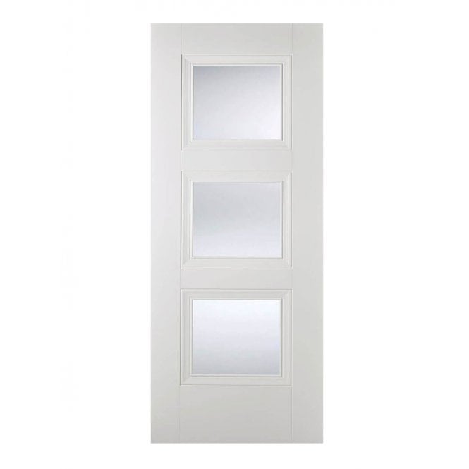 LPD White Amsterdam Internal Glazed Door 3L