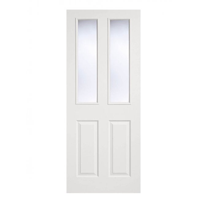 LPD White Moulded Internal Glazed Door 2-Panel 2L