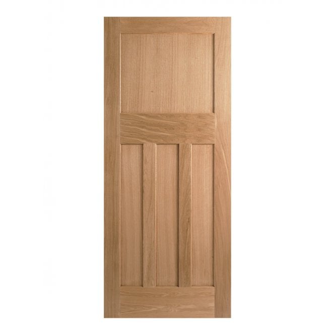 LPD 1930's Oak 4 Panel Unfinished FD30 Fire Door