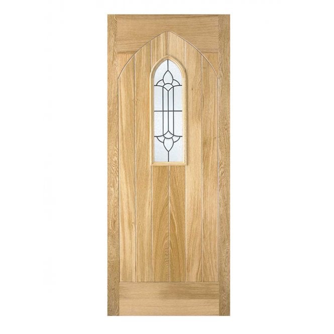LPD Oak Westminster Glazed External Door