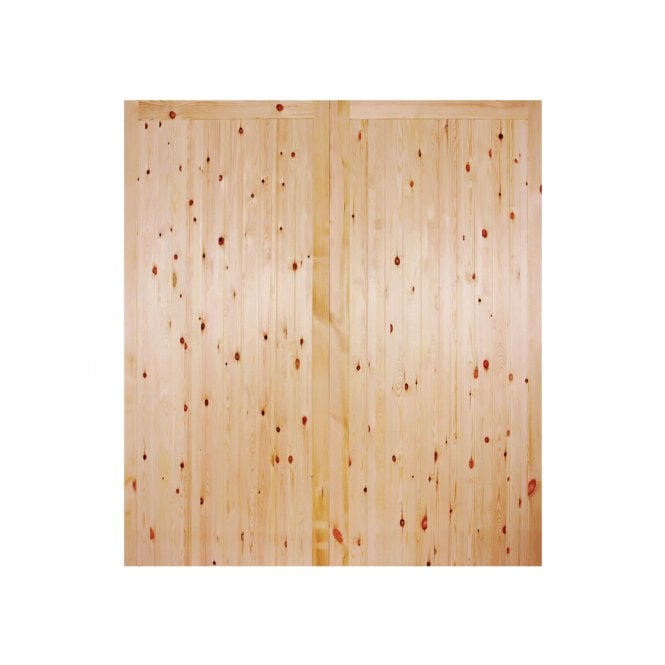 LPD Redwood FL&B Garage Door Pair