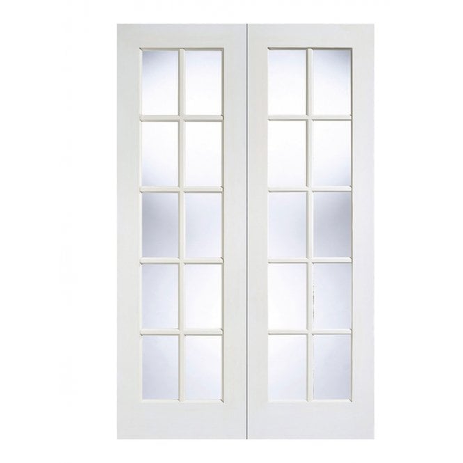 LPD Pairs GTPSA Clear Bevelled Glass Internal Glazed Door
