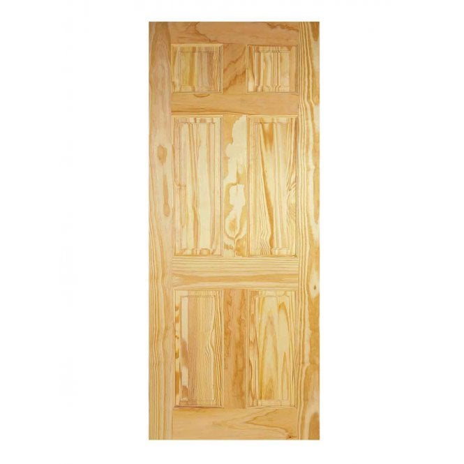 LPD Clear Pine 6-Panel Internal Door