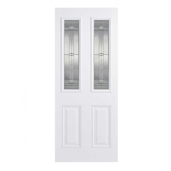 LPD GRP Malton White External Glazed Door 2L