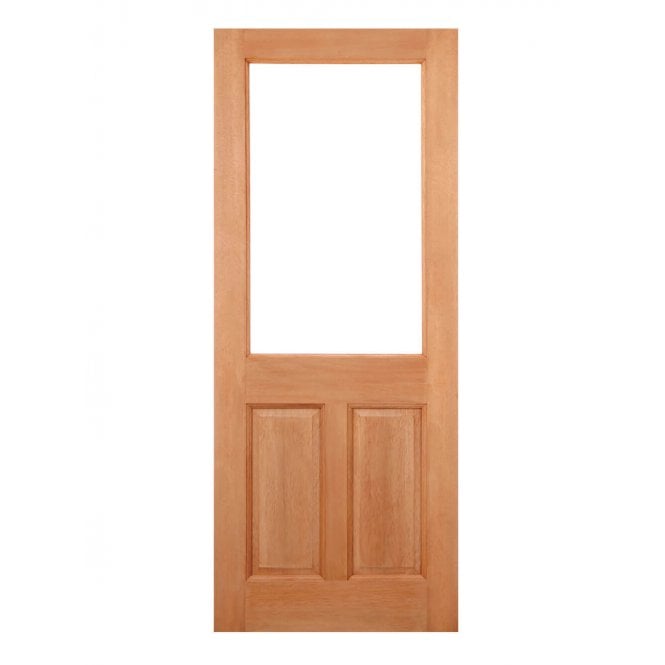 LPD Hardwood 2XG 2-Panel M&T Unglazed External Door