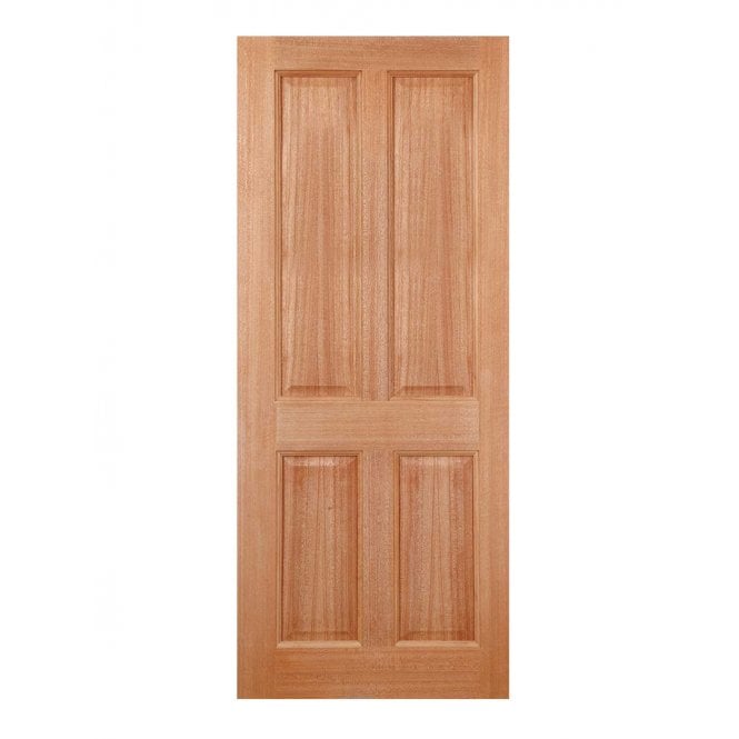 LPD Hardwood Colonial 4-Panel M&T External Door