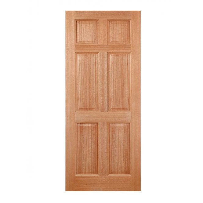 LPD Hardwood Colonial 6-Panel M&T External Door