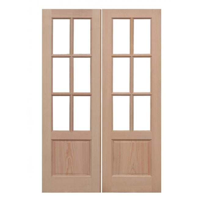 LPD Hemlock Unglazed GTP2P External Door Pairs