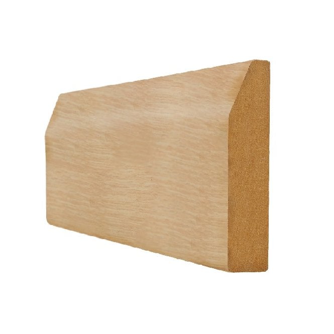 LPD Oak Faced Chamfered Skirting (4x 3m Lengths Per Pack)