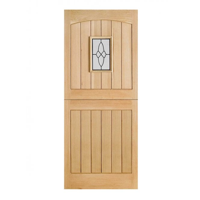 LPD Oak Cottage Stable External Glazed Door 1L