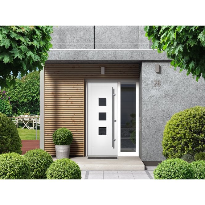 XL Joinery Tricoya Turin Double Glazed Clear Glazed External Door