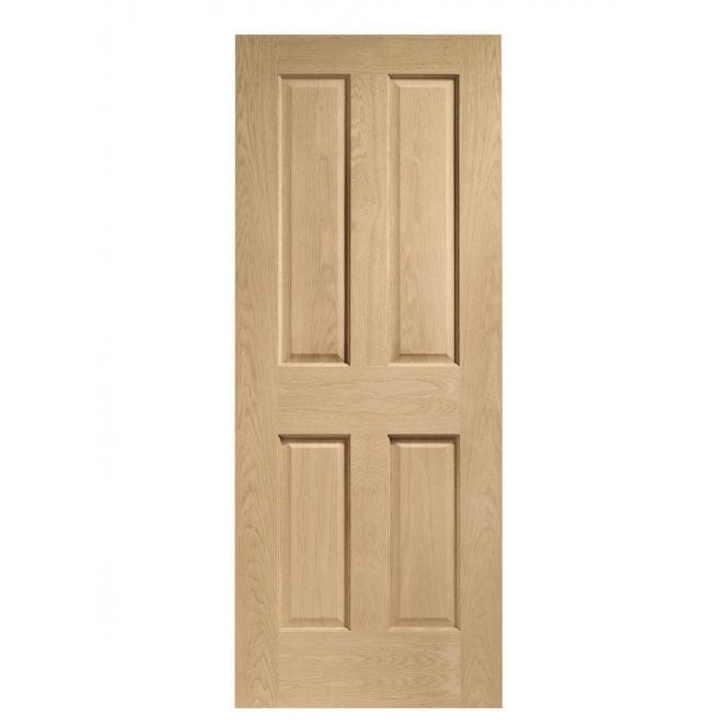 XL Joinery Victorian 4 Panel Pre-Finished Oak FD30 Fire Door