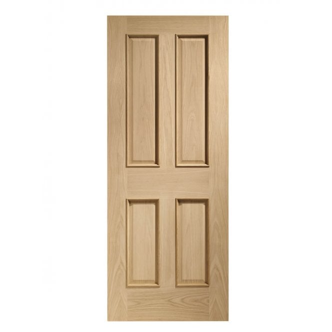XL Joinery Victorian Raised Mouldings Oak FD30 Fire Door