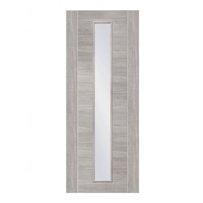 XL Joinery White Grey Laminate Forli Internal Glazed Door
