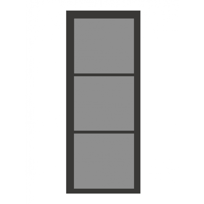 Deanta Camden Pre-Finished Black Tinted Internal Glazed Door