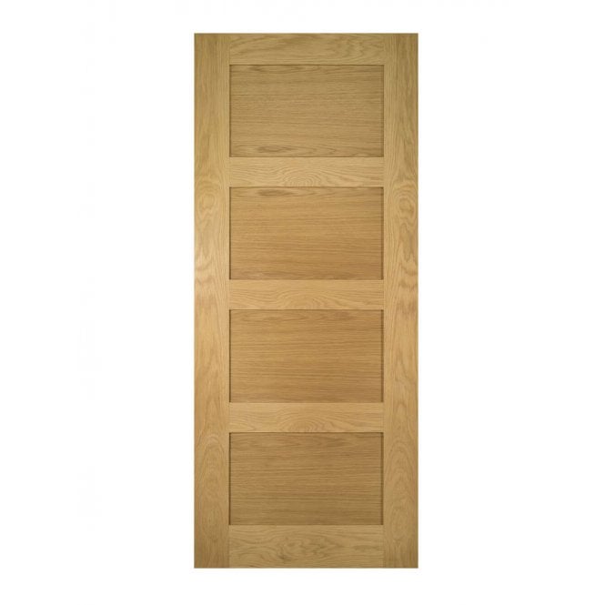 Deanta Coventry Unfinished Oak FD30 Fire Door