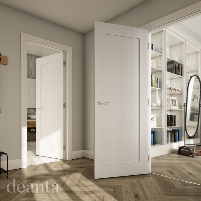 Deanta Denver White Primed Internal Door