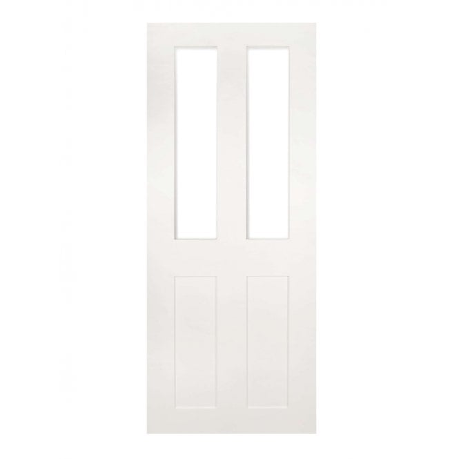 Deanta Eton White Primed Internal Glazed Door