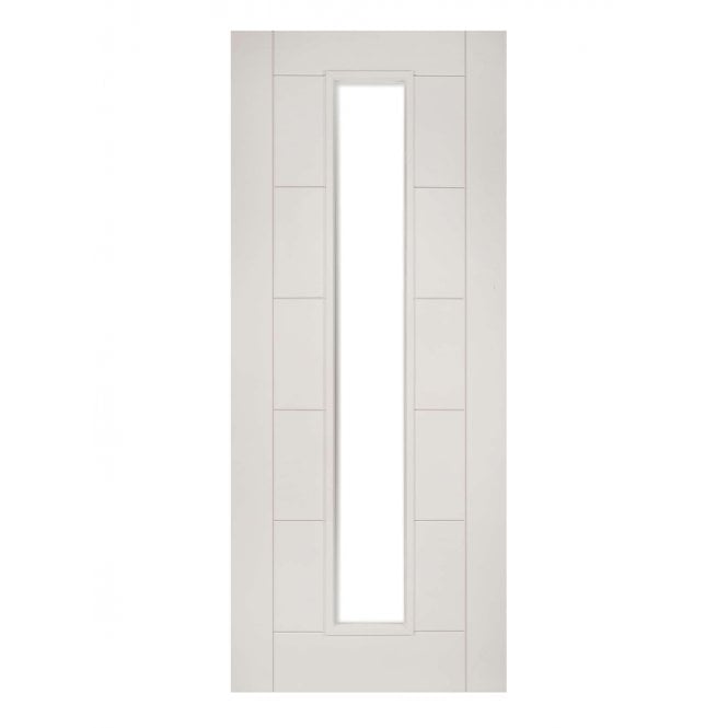 Deanta Seville White Primed Internal Glazed Door