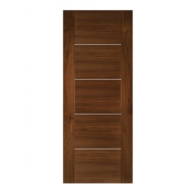 Deanta Valencia Prefinished Walnut FD30 Fire Door