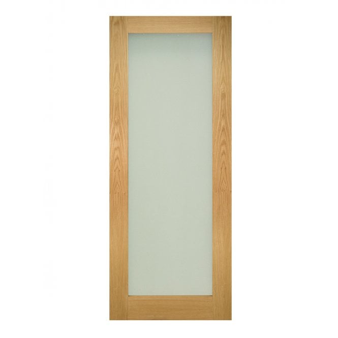 Deanta Walden Unfinished Oak Frosted Internal Glazed Door
