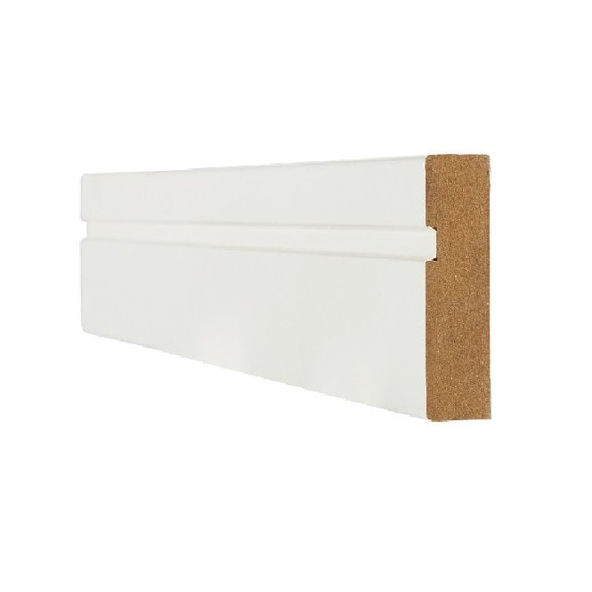 LPD White Primed Architrave Single Groove