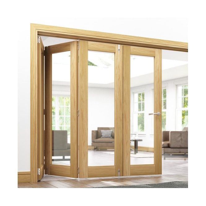 Deanta Folding System - Bifold Frame Kit Prefinished Oak
