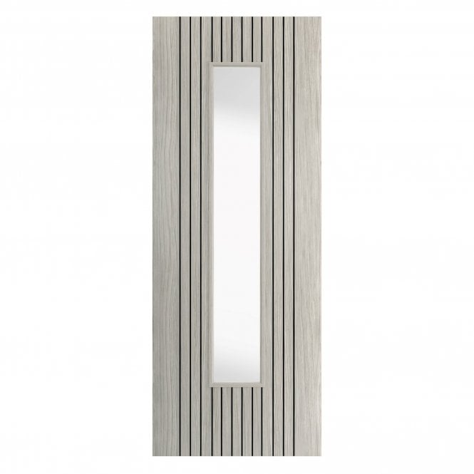 JB Kind Aria Grey Laminated Internal Glazed Door
