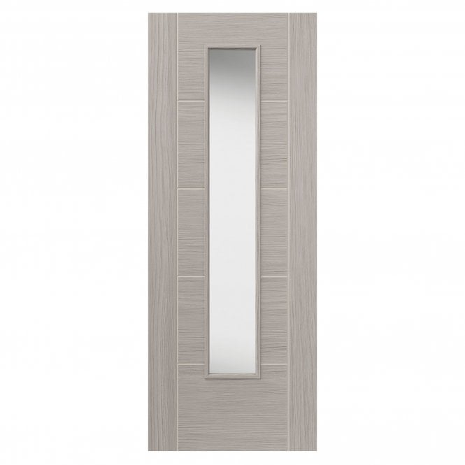 JB Kind Tigris Light Grey Glazed Laminated Internal Door