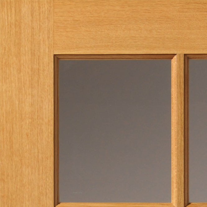 JB Kind Gisburn Oak Internal Glazed Door