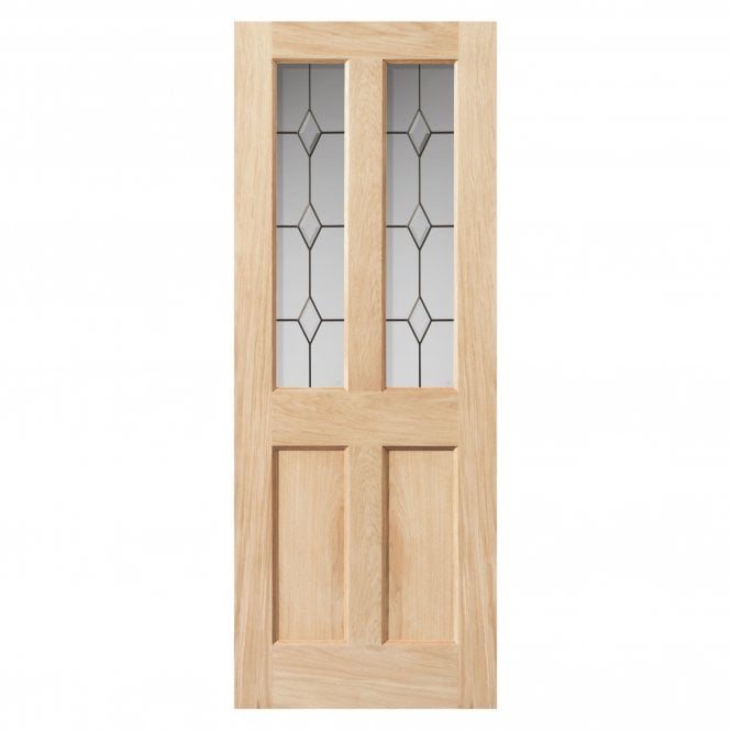 JB Kind Churnet Oak Internal Glazed Door