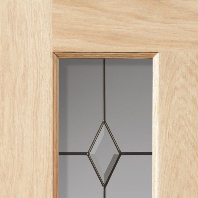 JB Kind Churnet Oak Internal Glazed Door