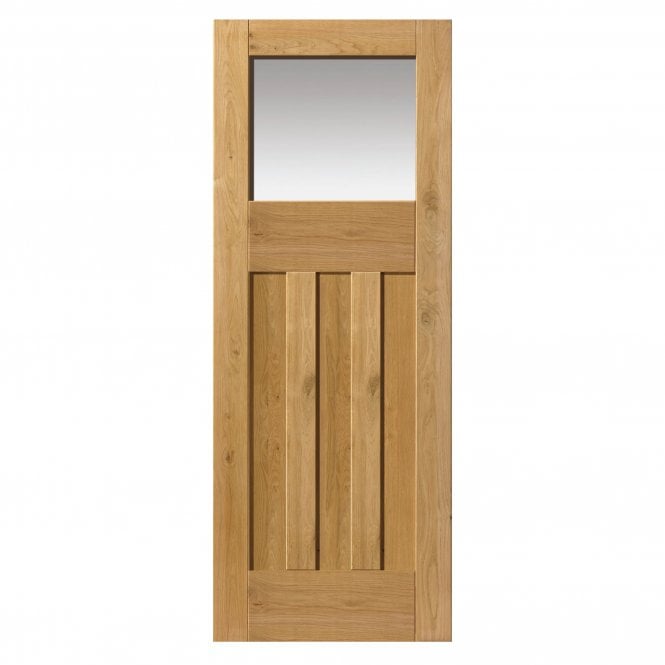 JB Kind Rustic Oak DX Internal Glazed Door