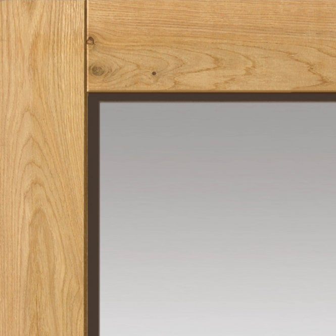 JB Kind Rustic Oak DX Internal Glazed Door
