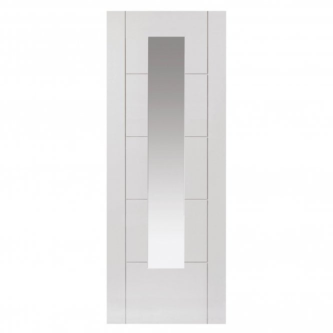 JB Kind Emral White Clear Internal Glazed Door
