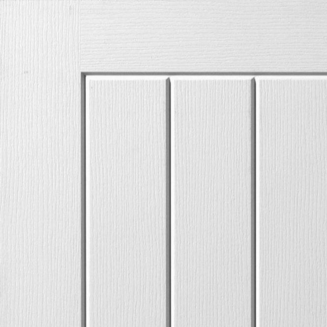 JB Kind Cottage 5 White Primed FD30 Fire Door