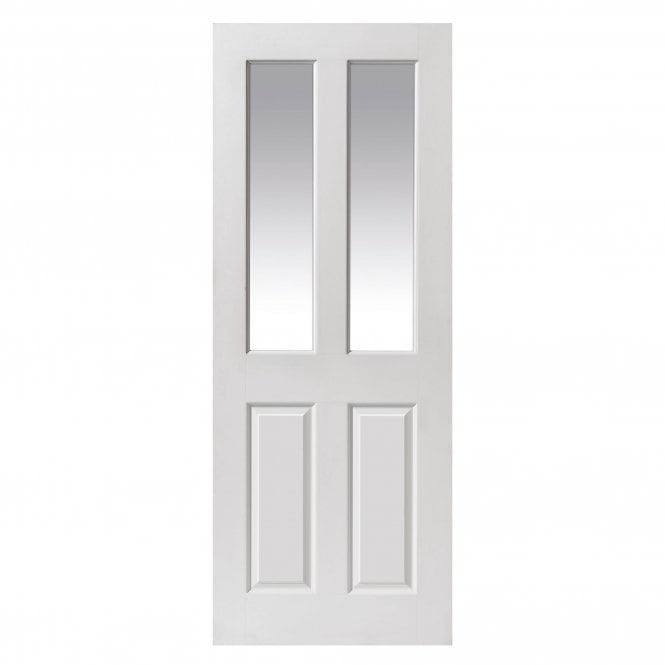 JB Kind Canterbury Smooth 2 Light Clear Internal Glazed Door