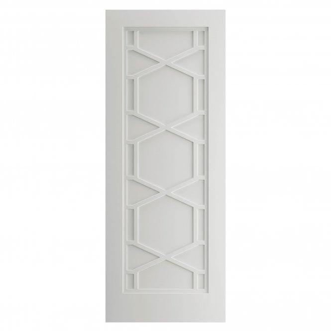JB Kind Quartz White Primed Internal Door