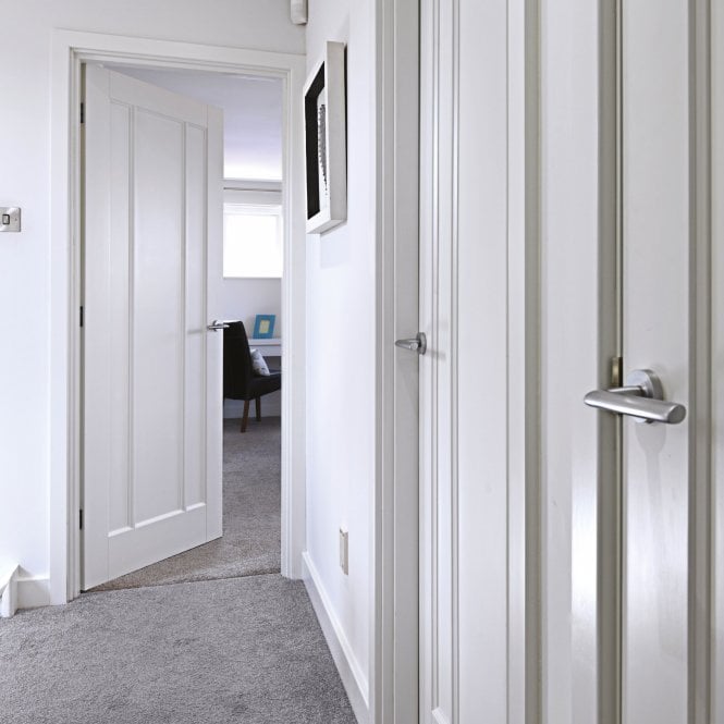 JB Kind Jamaica White Primed Internal Door