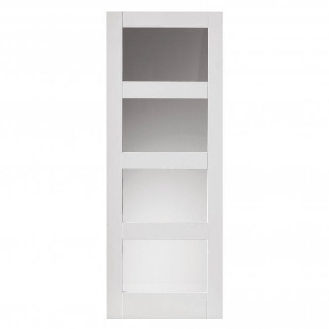 JB Kind Cayman White Clear Internal Glazed Door