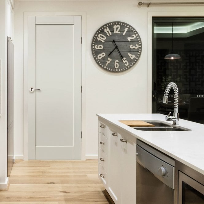 JB Kind Antigua White Primed FD30 Fire Door