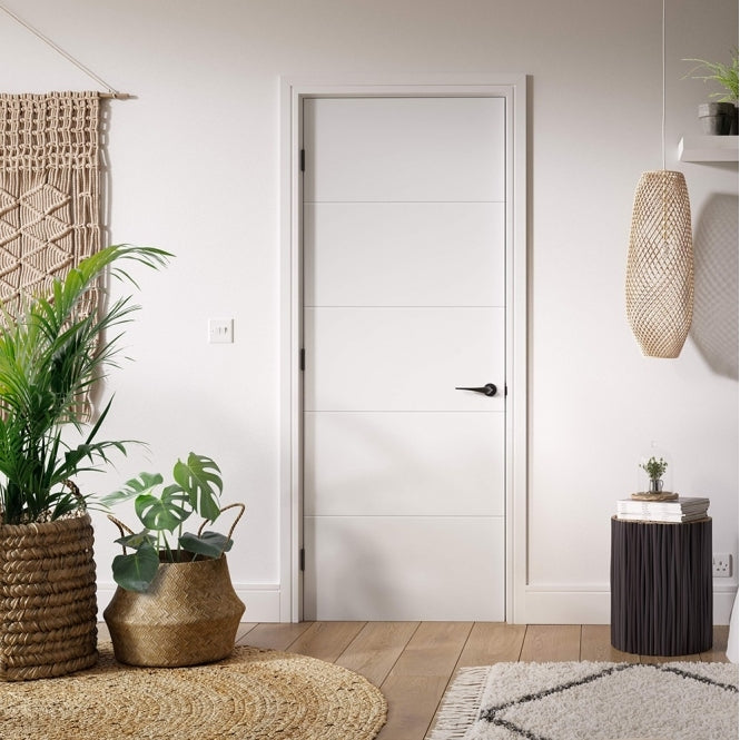 LPD Santandor White Primed Internal Door